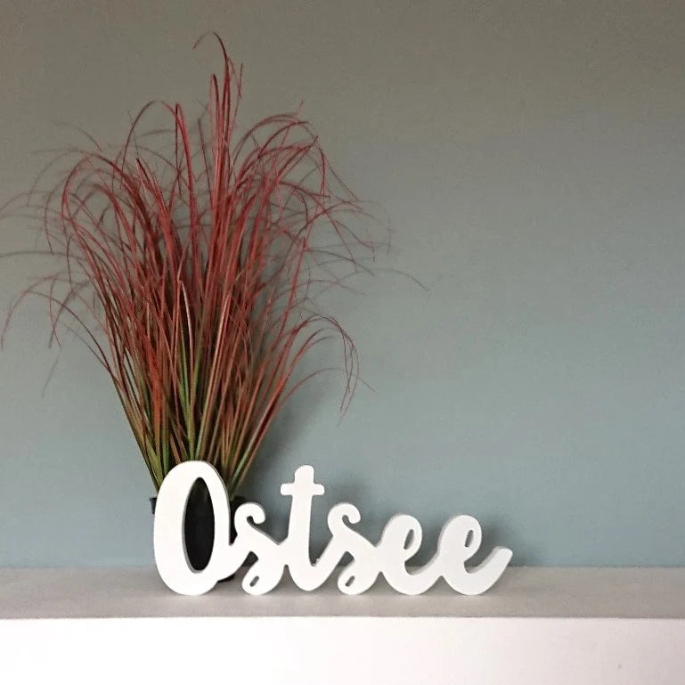 Ostsee Schriftzug Regaldekoration