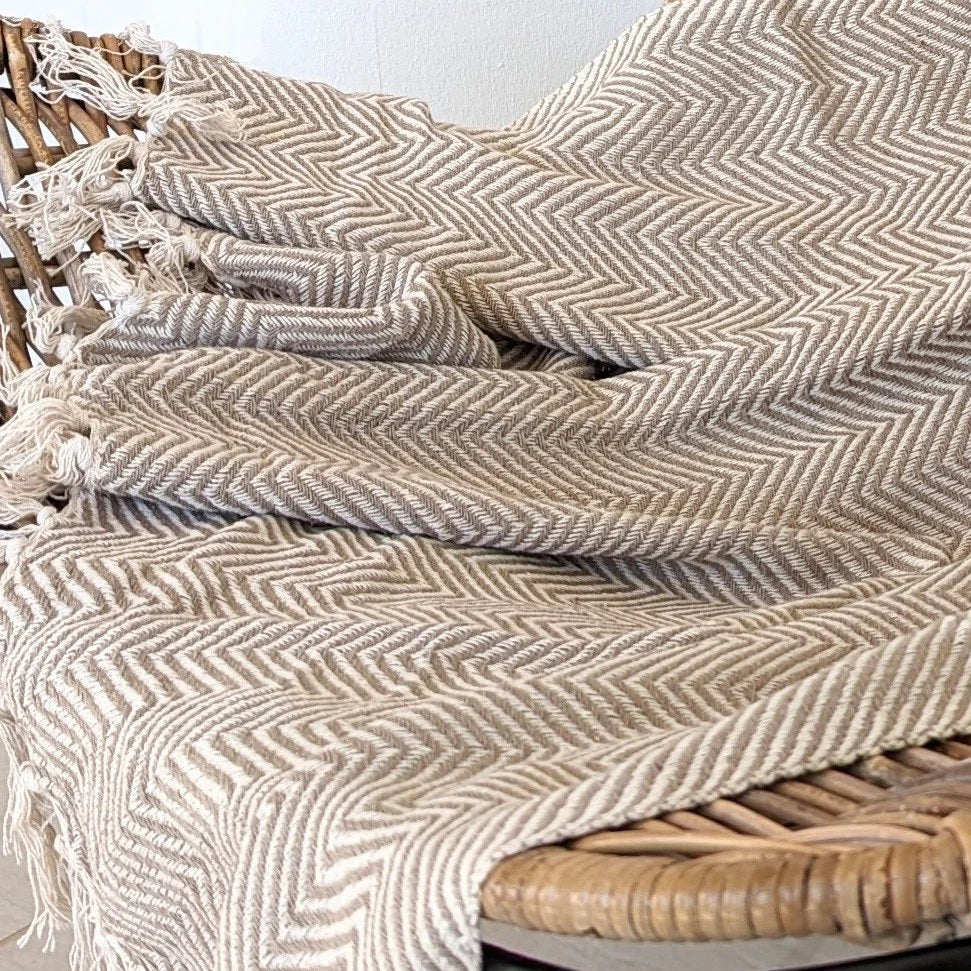 Wohndecke "Firschgrät" creme beige