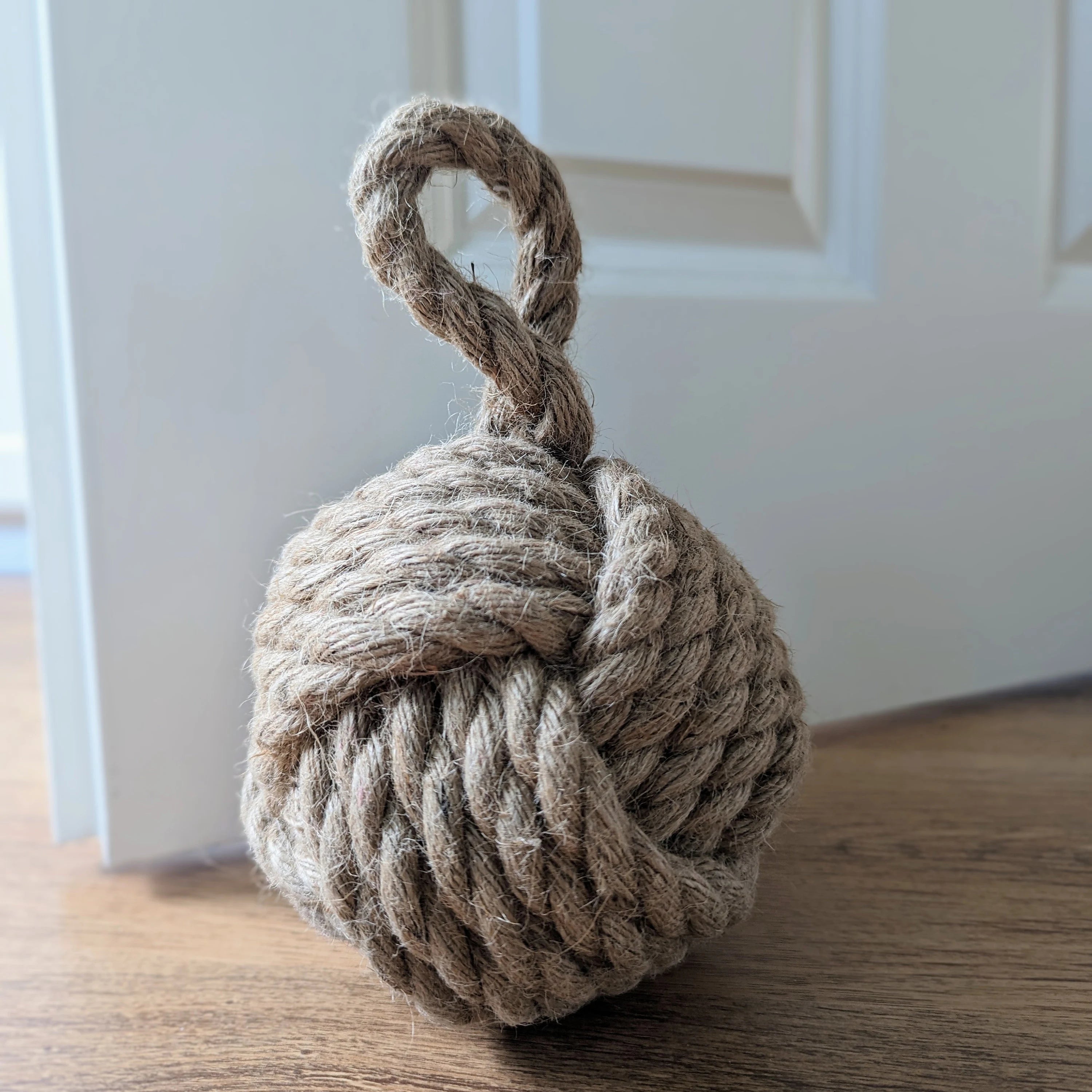 Maritimer Türstopper aus Jute