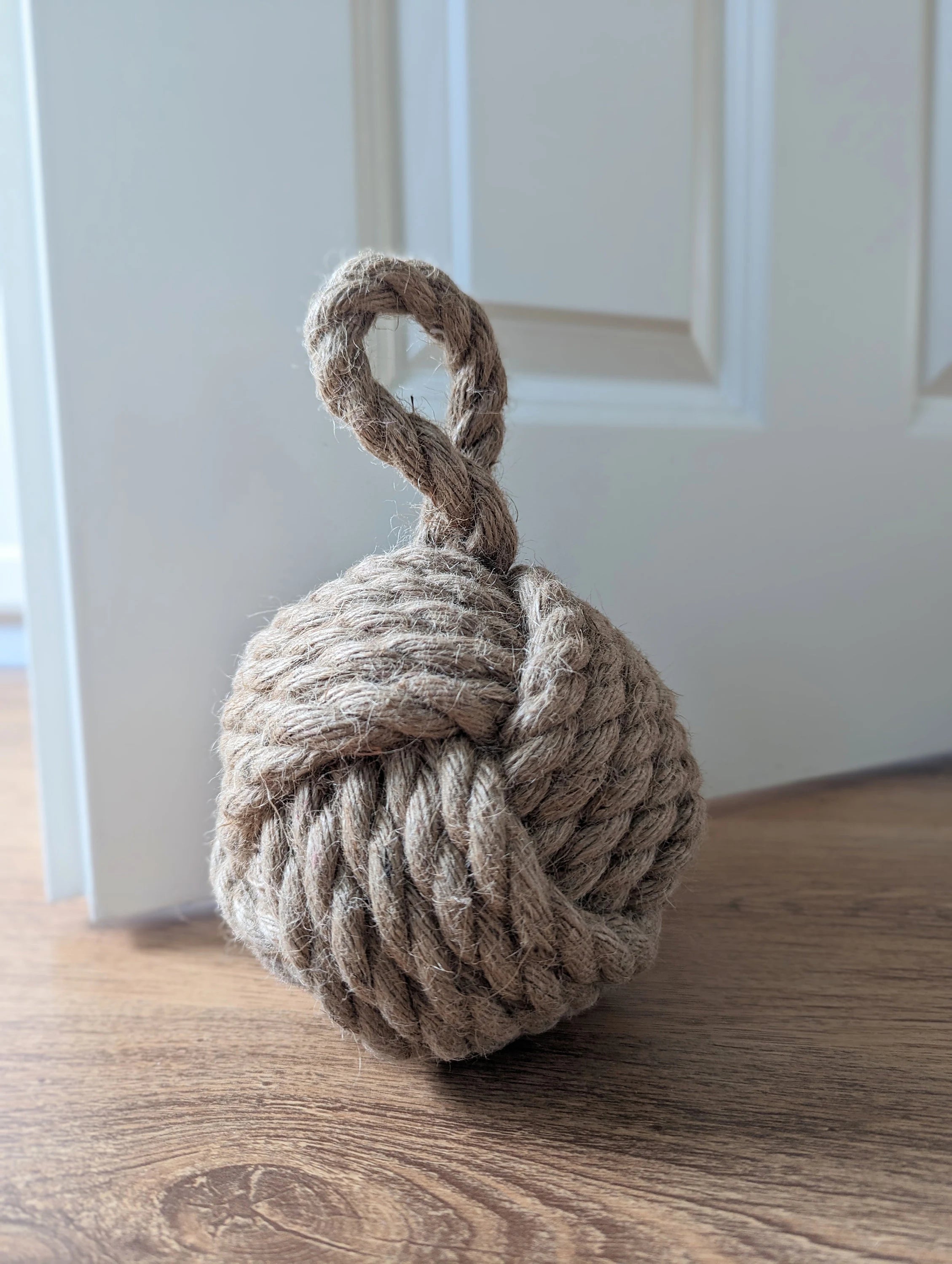 Maritimer Türstopper aus Jute