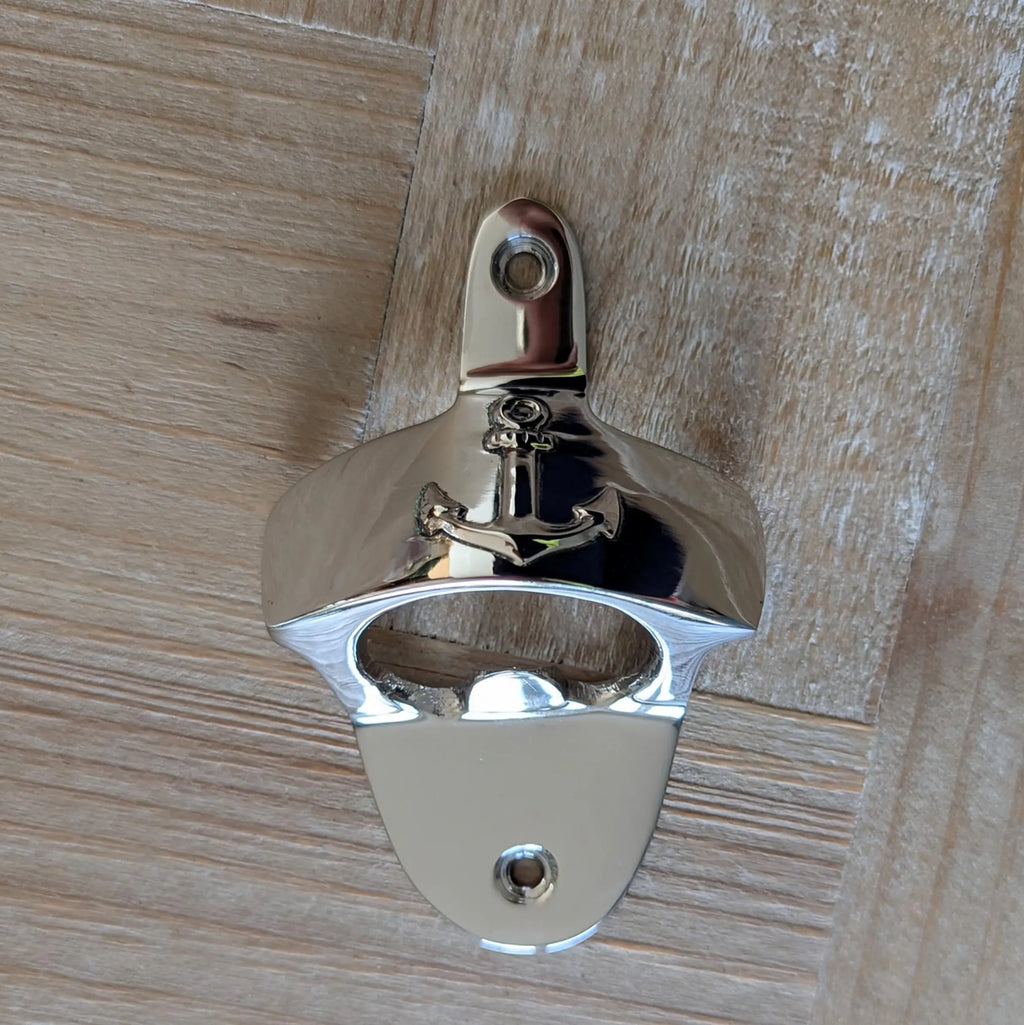 Flaschenöffner Anker zur Wandmontage